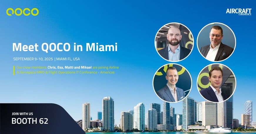 QOCO team at Aircraft IT Americas 2025
